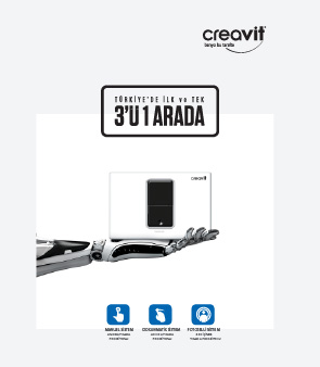 Creavit Gomme Rezervuar 3ü1 Arada